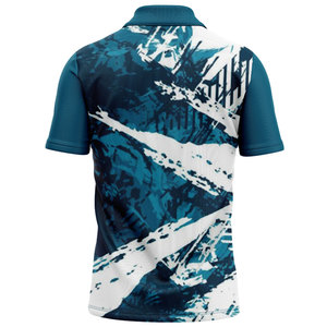 Chemises de golf personnalisées avec logo, haute qualité, séchage rapide, manches courtes, impression par sublimation, chemises de golf polo - Product Image 2
