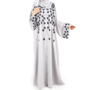 Abaya Bordada Personalizada para Mujer, Nueva Llegada, Estilo Árabe de Dubái, Abaya de Manga Larga para Mujer, Vestido Musulmán - Product Image 1