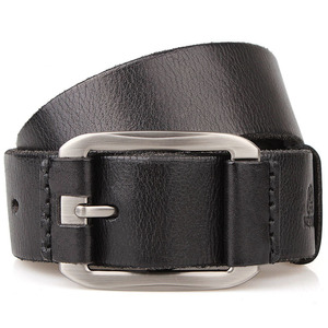 Cinturón de Cuero Genuino Vintage de Grano Completo con Hebilla de Aleación de Zinc de Alta Calidad para Hombre, Ligero, Duradero e Impermeable, 3.5cm de Ancho - Product Image 5