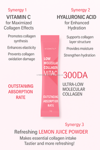Péptido de colágeno de pescado en polvo con vitamina C 300 Dalton Low Molecular Daily Beauty Stick Paquete de 60 - Product Image 2