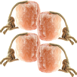 Bloc de sel rose de l'Himalaya de 1 kg, forme naturelle, multi-minéraux, pour l'élevage – Exportation du Pakistan - Product Image 4