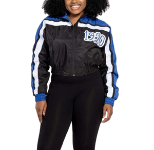 <b>Women's</b> <b>Lightweight</b> Breathable Printed Oversized Zip-Up Windproof Waterproof <b>Jacket</b> Sportswear Windbreaker <b>Jacket</b> - Product Image 5