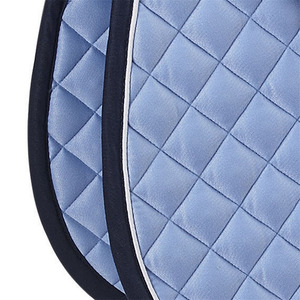 BRAND ZONE Tapis de selle polyvalent personnalisé confortable pour dressage et équitation anglaise, en velours avec rembourrage en polyester et maille - Product Image 3