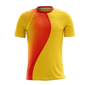 Custom Red and Yellow <b>Soccer</b> Kit with High Performance Fabric and Vibrant Team Colors for Competitive Football Teams - Product Image 3
