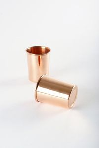 Stylish <b>Copper</b> Glass Reusable Drinking Tumbler Crafted For Home Restaurant And Hotel <b>Table</b> Settings - Product Image 6