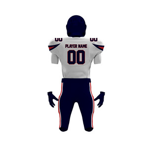 Uniforme de football américain fabriqué par OEM avec des matériaux de qualité supérieure, respirant, à manches courtes, avec un design professionnel - Product Image 5