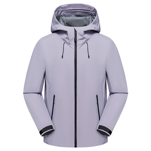 <b>Men's</b> Printed Softshell Winter Fleece <b>Jacket</b> Breathable Waterproof <b>Long</b> Zipper Closure Stand Collar Autumn Outdoor Softness - Product Image 1