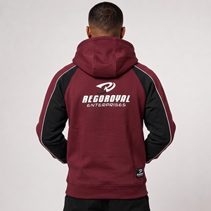 Sudadera con Capucha Estampada para Hombre, Forro Polar Suave, Corte Holgado, Cálida, Informal, Estilo Urbano, Manga Larga, con Bolsillo, Cómoda para el Día a Día - Product Image 2