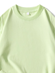 Camisetas de Algodón Lisas Extra Grandes Baratas al por Mayor, Camisetas Personalizadas para Hombre, 100% Algodón, Peso Pesado 280 g/m², Lisas, de Manga Corta - Product Image 4