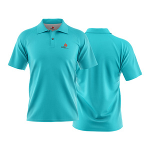 Polos Personalizados de Manga Corta Antiarrugas para Hombre con Logotipo Frontal, Polos de Alta Calidad para Entrenadores - Product Image 1