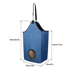 Whole Hot Selling Durable Large Nylon Horse <b>Hay</b> <b>Bag</b> Premium Hanging Feeder Net For Easy Convenient & Slow Horse Feeding <b>Hay</b> <b>Bag</b> - Product Image 2