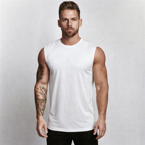 Débardeur de sport pour homme à séchage rapide, personnalisable avec broderie, confortable, pour l'été et la gym, livraison rapide - Product Image 2