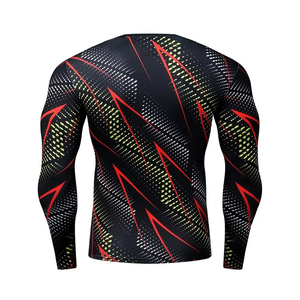 Camiseta Deportiva Ligera Unisex de Diseño OEM para Entrenamiento en Gimnasio, Impresión de Logotipo Totalmente Personalizada, Transpirable, de Spandex/Poliéster, Manga Larga - Product Image 2