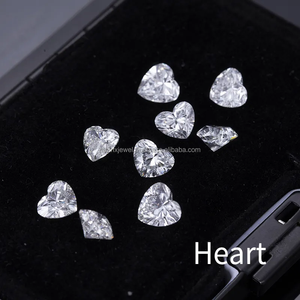 Prix d'usine direct taille coeur cultivé en laboratoire DEF couleur VVS HPHT CVD diamant synthétique prix de gros meilleure qualité forme fantaisie CVD - Product Image 2