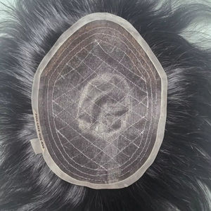 Perruque Toupet Cheveux Vierges Indiens Remy Soudés, Ondulés et Lâches, Taz Hair BD, Trame Simple, Expédition Via FedEx DHL UPS - Product Image 1