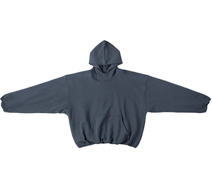 Sudadera con Capucha Urban Revolt para Hombre, Estilo Oversize, Streetwear, Algodón Desgastado, Felpa Francesa, Otoño - Product Image 2