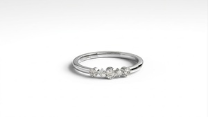 Bezel Set Round Diamond <b>Ring</b> Diamond Promise <b>Ring</b> Minimalist <b>Stacking</b> <b>Ring</b> For Women Everyday Wear <b>Ring</b> Lab Grown Diamonds - Product Image 2