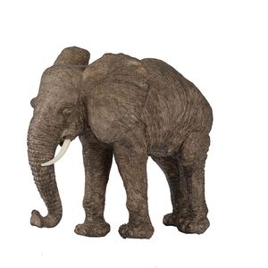 Escultura Decorativa de Elefante Caminando en Poliresina Tai, 13x5x10 - Product Image 2