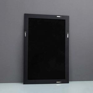 Boho Style <b>Rectangular</b> Mother Of Pearl <b>Mirror</b> Mosaic Shell Decorative <b>Wall</b> Hanging <b>Mirror</b> With Unique Dark Blue Tiles - Product Image 4