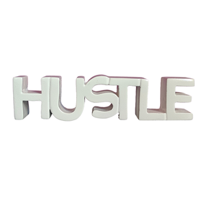 Objet décoratif blanc motivant et esthétique, idéal pour la table, la décoration de chambre originale ou comme cadeau d'entreprise - Product Image 3
