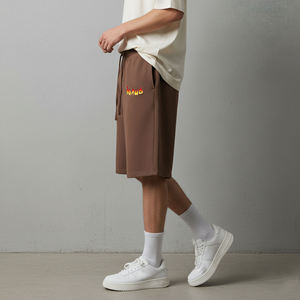 Heavyweight Plus Size Streetwear Comfortable Solid Canvas Fabric Eco-Friendly High Quality Custom DTF Printed Logo men shorts - Product Image 3