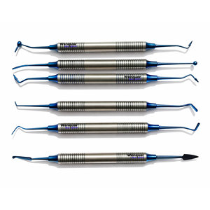 Instrumentos Profesionales para Rellenos Dentales de Composite, Juego de Herramientas Restauradoras de Doble Punta (6 Piezas) - Product Image 1