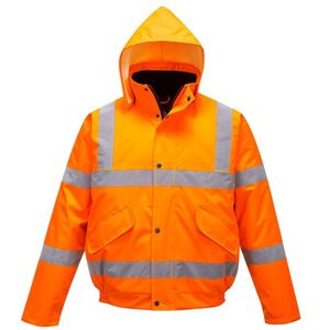 เสื้อแจ็คเก็ตสะท้อนแสงกันน้ำสำหรับฤดูหนาวแบบ Hi-Vis สำหรับผู้ชาย เหมาะสำหรับงานก่อสร้าง โรงงาน ลดราคาพิเศษ - Product Image 3