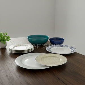 Platos de Servir 100% Cerámicos Clásicos Aptos para Lavavajillas y Ecológicos - Product Image 2