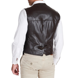 Chaleco de Cuero para Hombre, Nuevo Modelo 2026, Servicio OEM, Transpirable, Colores y Tallas Personalizables, Suministro de Fábrica - Product Image 4