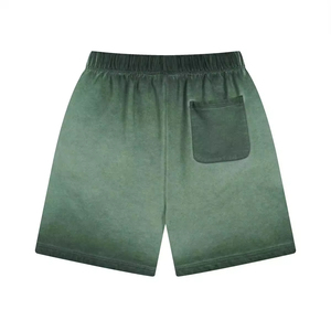 Shorts d'été 2025 personnalisés de haute qualité, délavés à l'acide, séchage rapide, style streetwear vintage, effet soleil délavé, imprimé en relief, pour hommes - Product Image 4