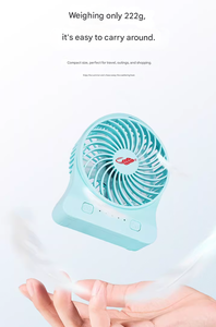 พัดลมมือถือพลาสติกไร้ใบพัด Gongtian F95D Storm ใช้มอเตอร์แบบไร้แปรงถ่าน ใช้พลังงานจากแบตเตอรี่ สำหรับใช้งานกลางแจ้ง - Product Image 2