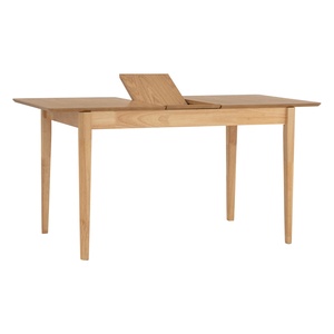 Modern Minimalist <b>Solid</b> <b>Wood</b> Extendable Dining <b>Table</b> Rectangular Kitchen <b>Table</b> with Tapered Legs Elegant <b>Table</b> - Product Image 1
