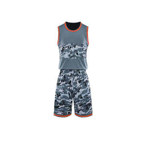 Conjunto de Uniforme de Baloncesto Unisex, Sin Mangas, Cuello en V, Color Degradado, Absorbe la Humedad, Ajuste Atlético, Para Todas las Temporadas, Impresión Sublimada en la Parte Delantera - Product Image 3