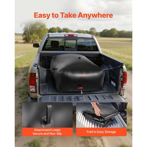 Bolsa de Almacenamiento de Agua Plegable de PVC 1000D, 264.2 Galones, a Prueba de Fugas, con Bolsa de Hidratación Resistente al Desgaste Color Bronceado para Camping - Product Image 6