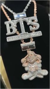 CONCEPTION Colgantes Personalizados de Moissanita con Incrustaciones de Diamantes, Plata 925, Engaste Completo, Letra Personalizada, Estilo Hip Hop, Unisex, Certificado GRA - Product Image 3