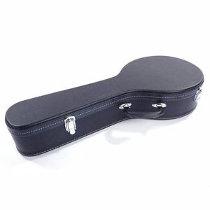 Estuche rígido de cuero con patrón de microcanales para mandolina estilo A, con repuesto 78204243, negro - Product Image 6