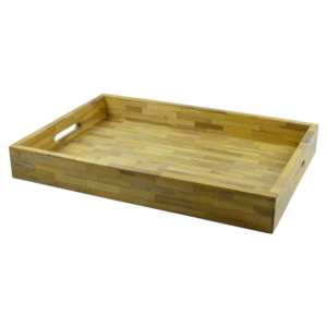 Standard Quality Wooden Hot Sale Natural Serving Tray <b>Slate</b> With Wood for Home Decoration Solid Design Tray - Product Image 1