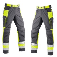 Pantalons de travail légers de style décontracté pour hommes, logo personnalisé, pantalons cargo de sécurité routière