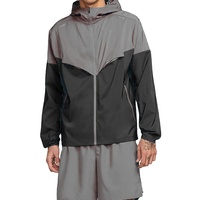 Ensemble de Survêtement Complet Manches Longues avec Veste Zippée et Short de Sport pour Hommes, Polyester, Personnalisation du Logo, Idéal pour la Gym et le Jogging, Collection Été 2025