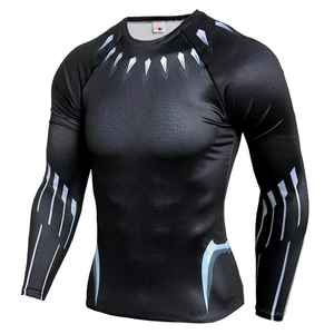 Wholesale High Quality Jiu Jitsu Rash Guard <b>Custom</b> Long Sleeve MMA <b>Compression</b> Rash Guard for Mens - Product Image 1