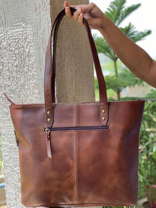 Nouveau élégant vrais cheveux faits à la main sur cacher fourrure cuir soirée sacs fourre-tout femmes sacs à bandoulière haute qualité Patchwork sacs à provisions - Product Image 6