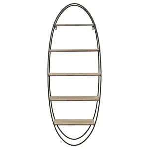 Minimalist Wall <b>Shelves</b> Three Layer <b>Black</b> Metal Storage Rack For Living Room Durable Stainless Steel <b>Bracket</b> Mounted <b>Shelf</b> wall - Product Image 3