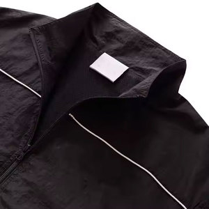 Style Casual Lightweight Windproof <b>Windbreaker</b> Jacket Set Solid Nylon Jogging Zipper Pants Tracksuit Anti-UV - Product Image 6