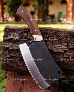 Couteau de boucher en acier 1095, fait main, forgé à la main, hachoir à viande robuste, lame de cuisine, couteau de chef, fournisseur personnalisé - Product Image 2