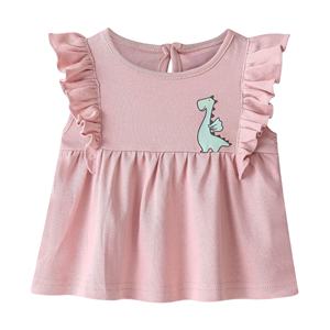 Enfant en bas âge filles robes nouveau personnalisé bébé vêtements décontracté sans manches 95% bambou 5% Spandex nouveau-né bébé robe tricotée - Product Image 1