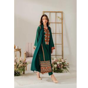 Hermosos Vestidos de Mujer para Fiestas Formales y Casuales de Invierno y Verano, Estilo Pakistaní e Indio, Nuevas Llegadas, Salwar Kameez de Poliéster y Organza - Product Image 6