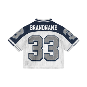 Camiseta de malla vintage para hombre, estilo urbano, personalizada, holgada, de secado rápido, transpirable, para hockey sobre hielo y fútbol, 100% poliéster - Product Image 4