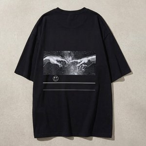 Nuevas Camisetas Oversize de Alta Calidad para Hombre, 240 GSM, Hombros Caídos, Estilo Urbano de Lujo, Personalizables, Artículo de Verano - Product Image 1