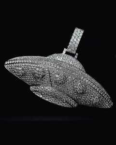 จี้ห้อยคอประดับเพชรโมอิสซาไนต์แบบกำหนดเอง เงินแท้ S925 ชุบทอง สไตล์ฮิปฮอป สำหรับผู้ชายและผู้หญิง - Product Image 2