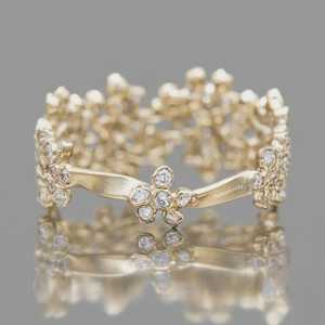 Pulsera de tenis clásica vintage con eslabones en S de moissanita, chapada en oro amarillo de 14K, joyería para mujer, producto hecho a mano al por mayor - Product Image 4